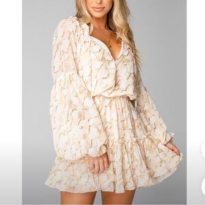 Buddy Love Zozo Elastic Waist Mini Dress